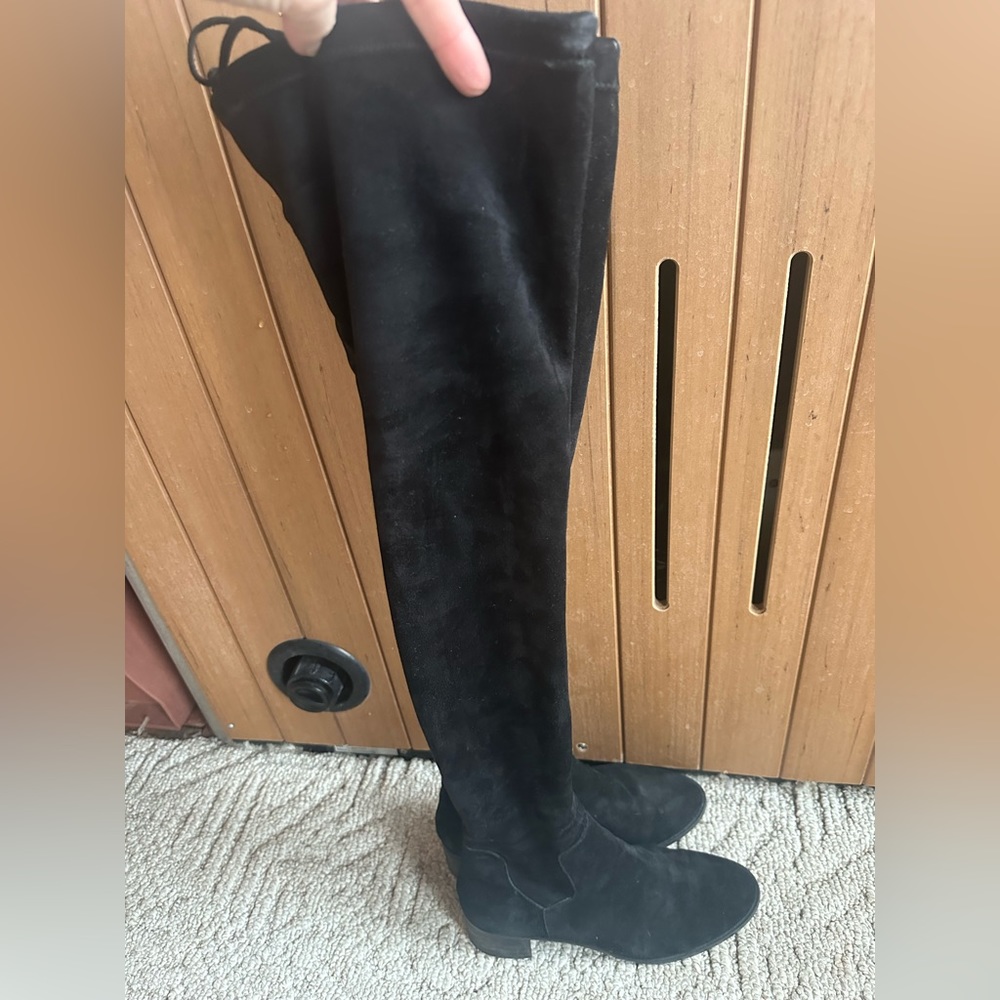 Free People Suede over the knee boots. Black. Size 39.